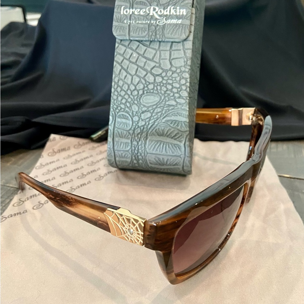 Sama Eyewear Lorre Rodkin Couture. W Case. Eyecloth. As new